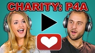 COLLEGE KIDS REACT TO CHARITY P4A Project For Awesome [upl. by Eiveneg]