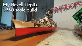 My Revell Tirpitz 1350 build  photo compilation [upl. by Eiddam]