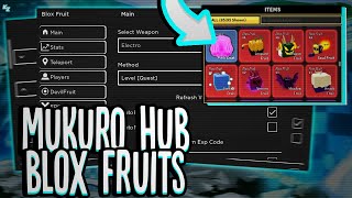 MukuroHub Script Blox Fruits  Bring All Fruits Farm Level PASTEBIN 2023 Mobile amp PC [upl. by Alvie]