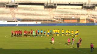 Pro PiacenzaParma ingresso squadre in campo il tifo crociato [upl. by Alaj]