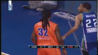 Homenetmen vs Mouttahed  Alleyoop Dewayne Jackson [upl. by Oiratnom]