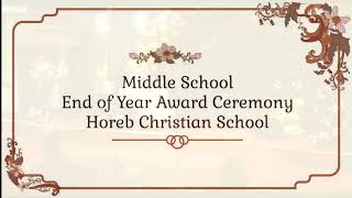 HCS Middle School Awards Ceremony [upl. by Oilcareh]