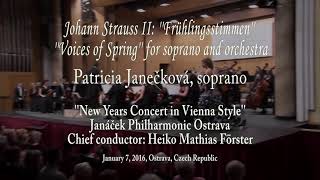 2016 Patricia Janečková  Frühlingsstimmen  Johann Strauss II [upl. by Lytton]