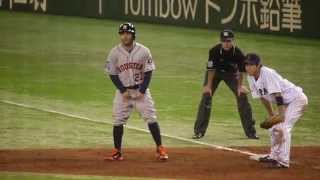 2014 MLBオールスター ホセ・アルトゥーベ 1塁ランナー 日米野球 [upl. by Sauer]