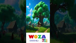 Magical Tree amp Hare story in Swahili  part II shorts [upl. by Hamburger]