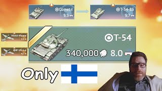 Grind Finnish Tech Tree 💀 But Using Only Finnish Tanks [upl. by Reffotsirk]