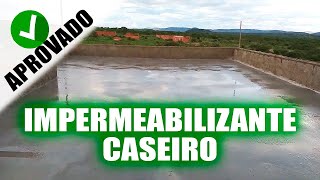 Como ficou a laje exposta com o impermeabilizante caseiro após chuva [upl. by Eirolav248]