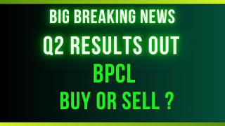 BPCL Share News  BPCL Q2 Results  BPCL Share Results Today [upl. by Isaak]