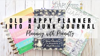 Turning an Old Happy Planner into a Junk Journal  Repurpose amp Reuse  Daphnes Diary [upl. by Yasmine]