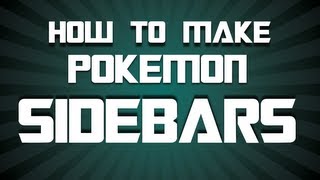 How to make Pokemon Sidebars  Layouts  Using Photoscape Download Link [upl. by Otrevlig]