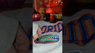 ASMR Clothes Scratching my Florida Sweater about to pull on in support of Florida tonight [upl. by Laurena]