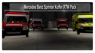 Release  Mercedes Benz Sprinter Koffer RTW Pack GTA IV  EFLC [upl. by Anuahsar]