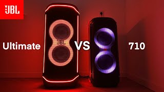 JBL Ultimate VS 710 Partybox comparison sound test 1100 vs 800 watt 🔊🔥 [upl. by Dnesnwot]