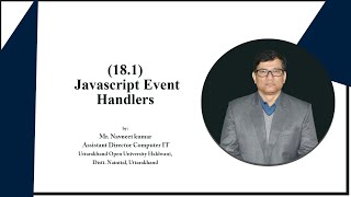 Javascript Event Handlers Part1 [upl. by Kannav524]