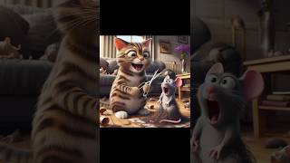 Who believes that a mouse and a cat can be friendscatcuteecatsfunnylovelyecatsshortsvideo [upl. by Korwin]