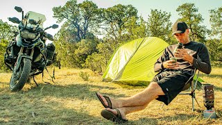 Beginner Tips For Solo Motorcycle Camping [upl. by Ainatit503]