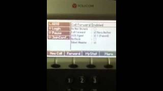 Managing SIP call forwarding on Polycom SIP phones [upl. by Essirehc218]