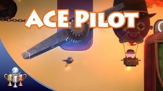 LittleBigPlanet 3  Ace Pilot Trophy Guide  Ace the Cloud Caravan level with Swoop LBP3 [upl. by Lavena108]