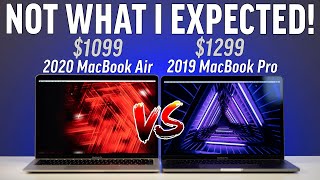 2020 MacBook Air vs 2019 13” Pro  Best Budget MacBook [upl. by Niwroc]