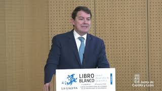 28102024 Presidente clausura el V Congreso sobre el Libro Blanco para el desarrollo de Salamanca [upl. by Whorton378]