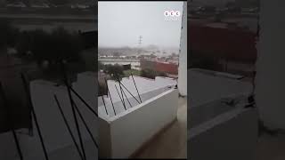 🇹🇳  ⚡️ Lightning Strikes Power Pole in Msaken Tunisia [upl. by Penelope]