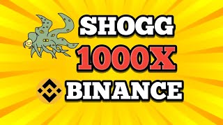 🎊SHOGGOTH COIN BINANCE LISTING  NEW AI MEME COIN  NEXT TURBO  1000X POTENTIAL [upl. by Anaet]