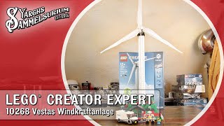 🔋 LEGO Creator Expert 10268  Vestas Windkraftanlage  Unboxing Windrad Review deutsch [upl. by Eliades358]