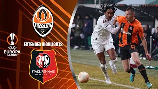 Shakhtar Donetsk vs Rennes Extended Highlights  UEL Playoff 1st Leg  CBS Sports Golazo [upl. by Cacia]