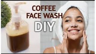 DIY Coffee Face Wash For SpotlessClear Glowing Skin at Home [upl. by Nibbs]