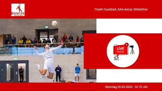 Final4 Faustball AXAArena Winterthur Tag 2 [upl. by Etnovahs]