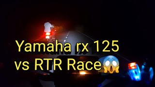 Yamaha rx 125 vs Tvs RTR race 🤣 Esunmotovlog [upl. by Ilyk51]