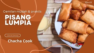 Resep Praktis amp Lezat Cemilan Pisang Lumpia yang Bikin Ketagihan [upl. by Yahiya]