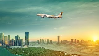 Worlds First Flight Using LocallyProduced Biofuel  Etihad Airways [upl. by Yenruoj]