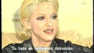 MADONNA RESPONDS TO RUDE QUESTION [upl. by Llehsyar]