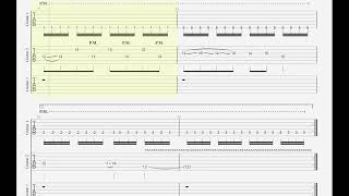 Sylosis  Awakening  Guitar Tab [upl. by Awuhsoj359]