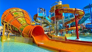 Funnel Body Waterslide at Stella Waterpark Crete [upl. by Bloom924]