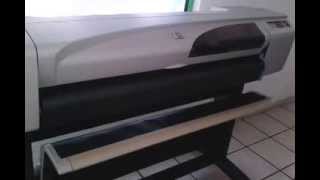 PLOTTER HP DESIGNJET 500 [upl. by Sibella]