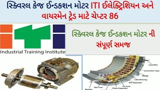 squirrel cage induction motor  squirrel cage rotor  squirrel cage induction motor in Gujarati [upl. by Clement]