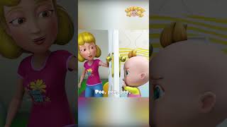 Poo Poo Song  Part 1  Healthy Habits  Nursery Rhymes  Happy Tots shorts [upl. by Nykal]