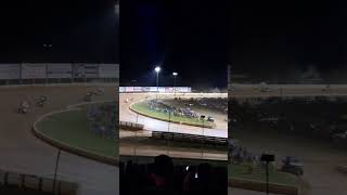 Lap One Crash of Future Nascar Driver highlimit 410s portroyal racing nascar crash [upl. by Anitniuq]