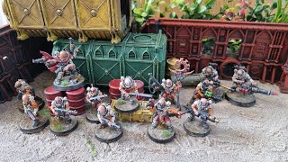 Wrymblade Kill Team narrative game against Space Marine Reivers [upl. by Annaet]