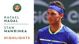 Rafael Nadal v Stan Wawrinka Highlights  Mens Final 2017 I RolandGarros [upl. by Nehgem454]