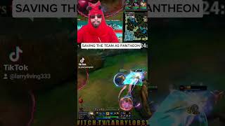 PANTHEON A BEAST SUPPORT leagueoflegends [upl. by Wavell]