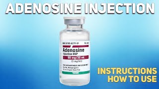 Adenosine injection how to use Uses Dosage Side Effects Contraindications [upl. by Novehs]