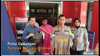 Polisi Gadungan Gelap Mata Lihat Gepokan Uang Rampas Tas Lalu Ditabrak Pick Up [upl. by Leitnahs700]