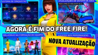 INFELIZMENTE A NOVA ATUALIZAÇÃO VAI ACABAR COM O FREE FIRE [upl. by Leduar]