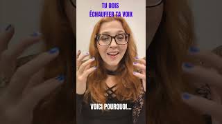 Pourquoi échauffer sa voix avant de chanter 4 raisons coachvocal youtubeshorts coursdechant [upl. by Nada]