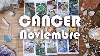 CÁNCER Noviembre ♋ Logros y celebraciones [upl. by Adala692]