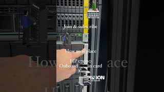 HPE C7000 onboard admin card replacement hpserver troubleshooting administrator datacenters [upl. by Rakabuba50]