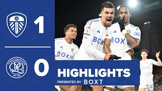 Highlights  Leeds United 10 QPR  Summerville strikes and late red card [upl. by Hameean]